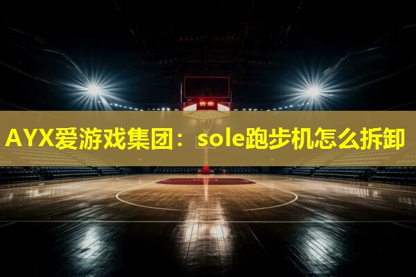 AYX爱游戏集团：sole跑步机怎么拆卸