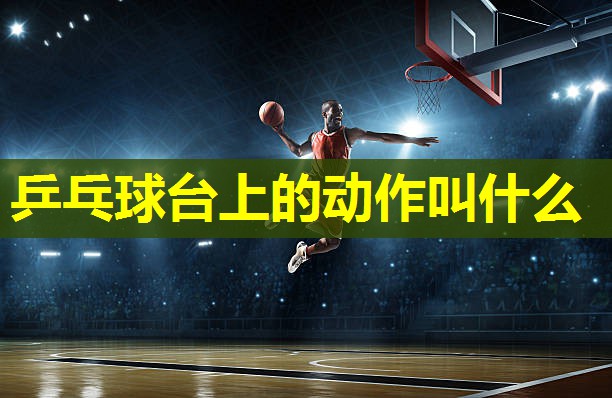 乒乓球台上的动作叫什么 乒乓球台上的动作叫什么