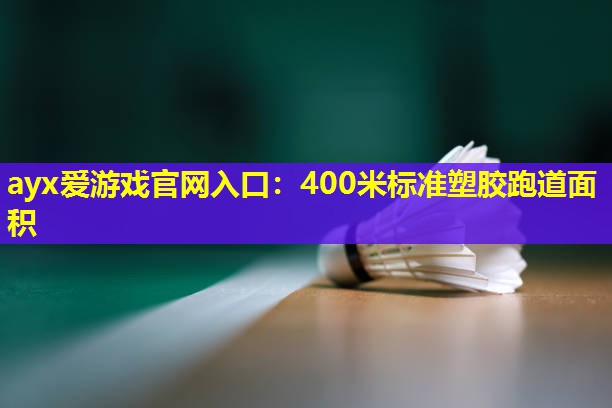 400米标准塑胶跑道面积